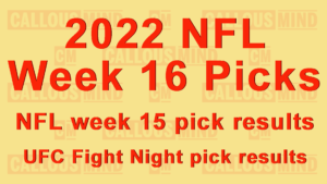 2022 NFL Week 16 Picks video thumbnail